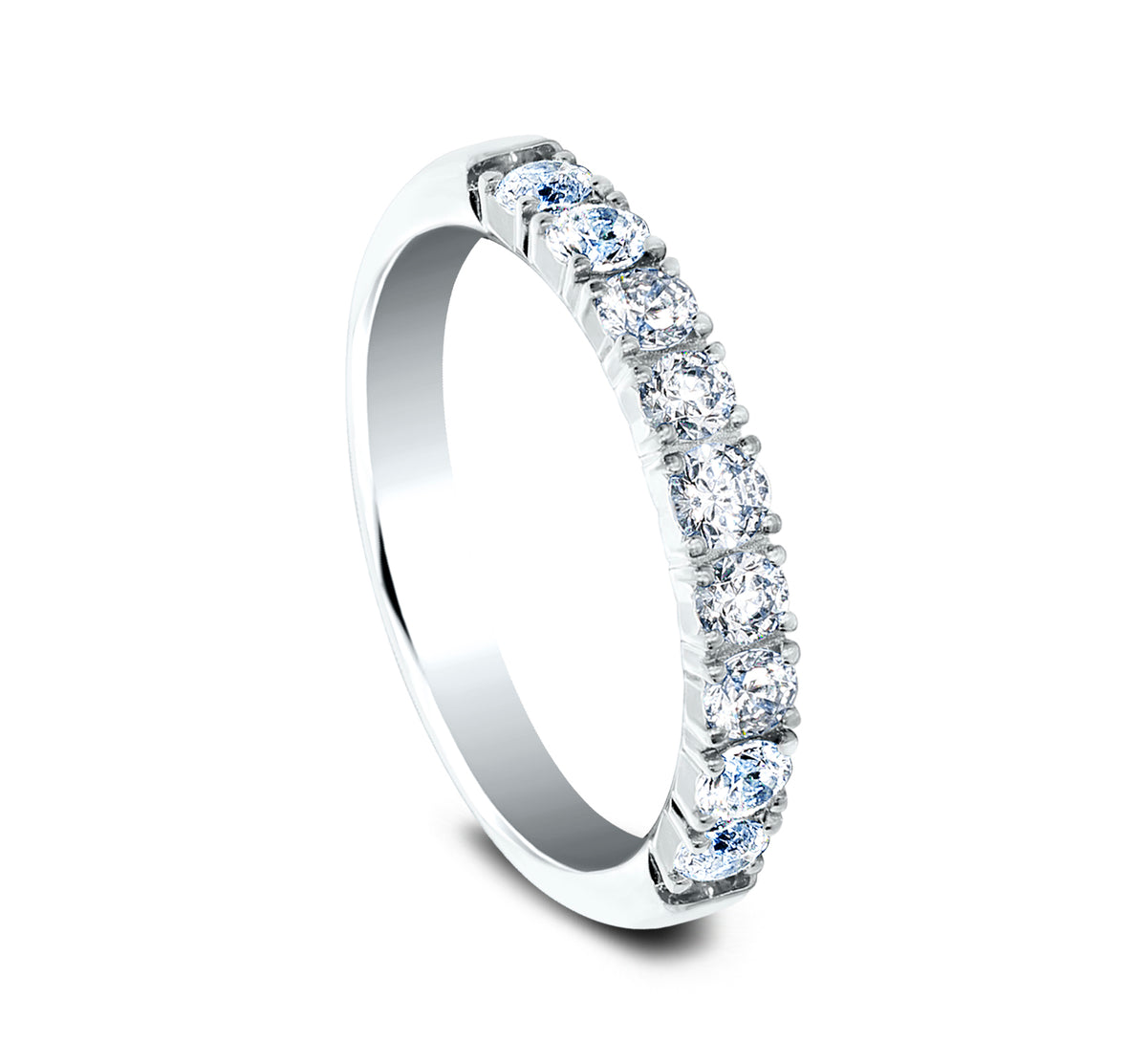 THE RORY 3mm 14K White Benchmark men's wedding band