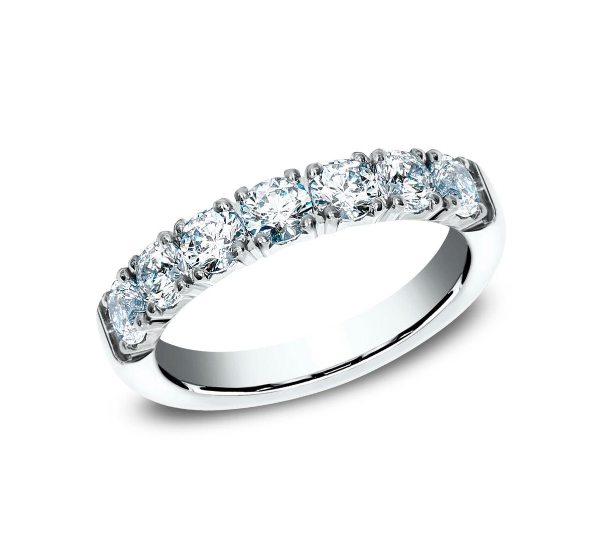 THE SUMMER 3mm 14K White Benchmark men's wedding band