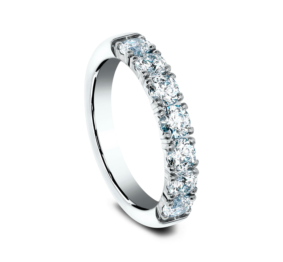 THE SUMMER 3mm 14K White Benchmark men's wedding band