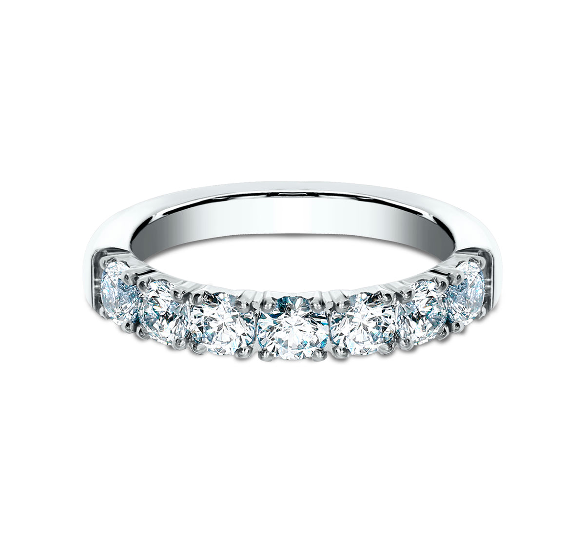 THE SUMMER 3mm 14K White Benchmark men's wedding band