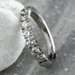THE SUMMER 3mm 14K White Benchmark men's wedding band