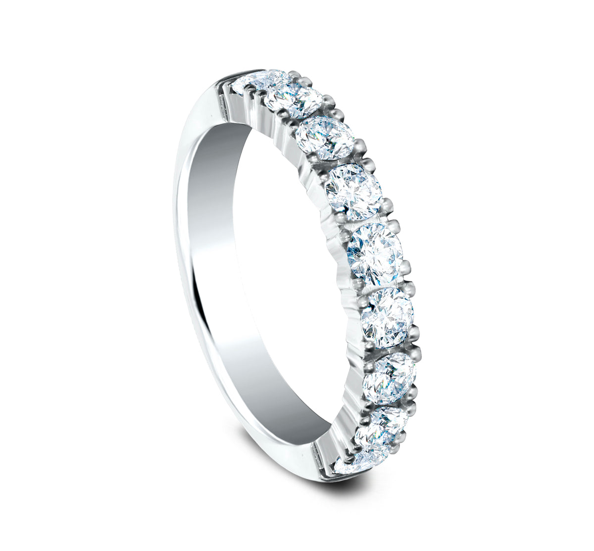 THE SYDNEY 3mm 14K White Benchmark men's wedding band