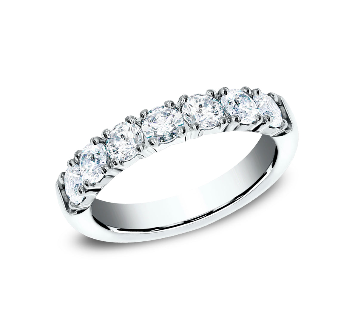 THE ANGEL 3.5mm 14K White Benchmark men's wedding band