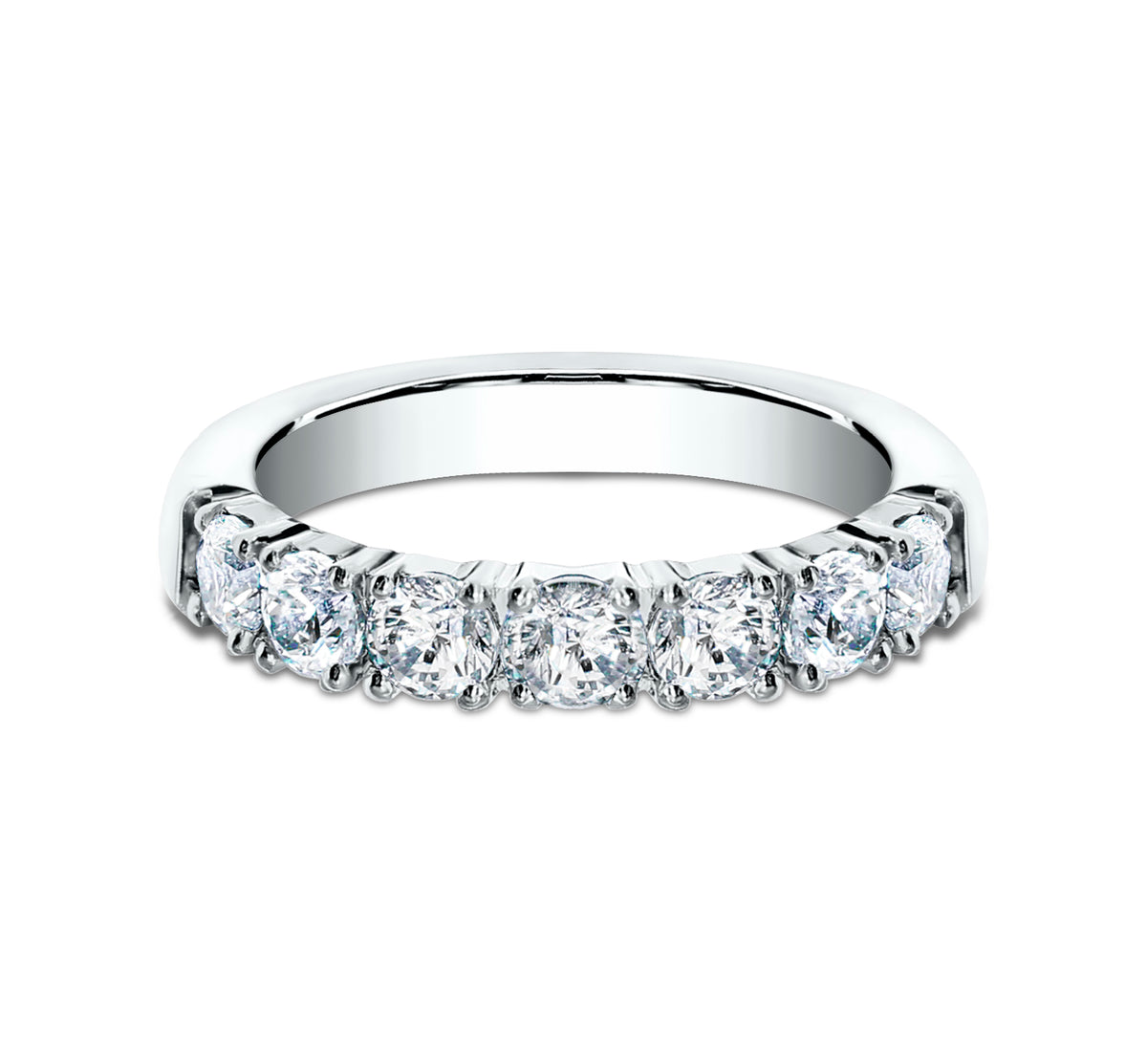 THE ANGEL 3.5mm 14K White Benchmark men's wedding band