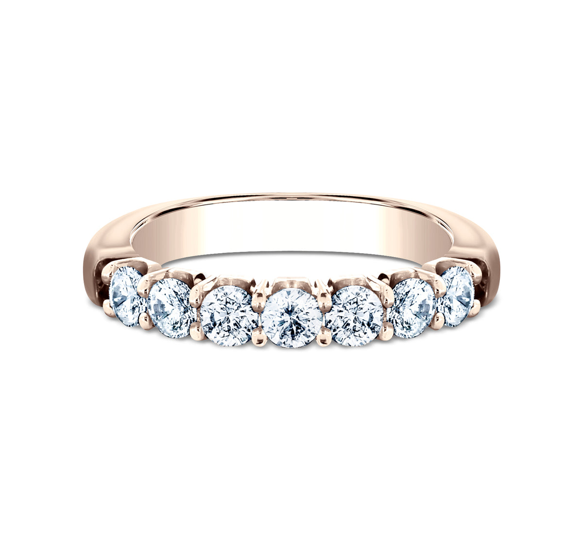 THE SERENA 3mm 14K Rose Benchmark men's wedding band