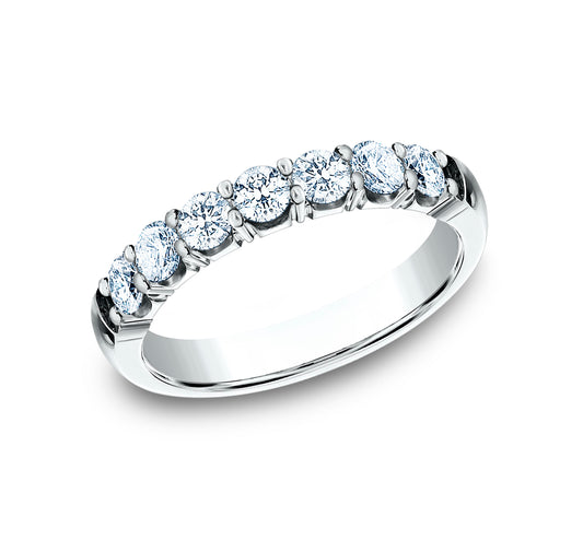 THE SERENA 3mm 14K White Benchmark men's wedding band