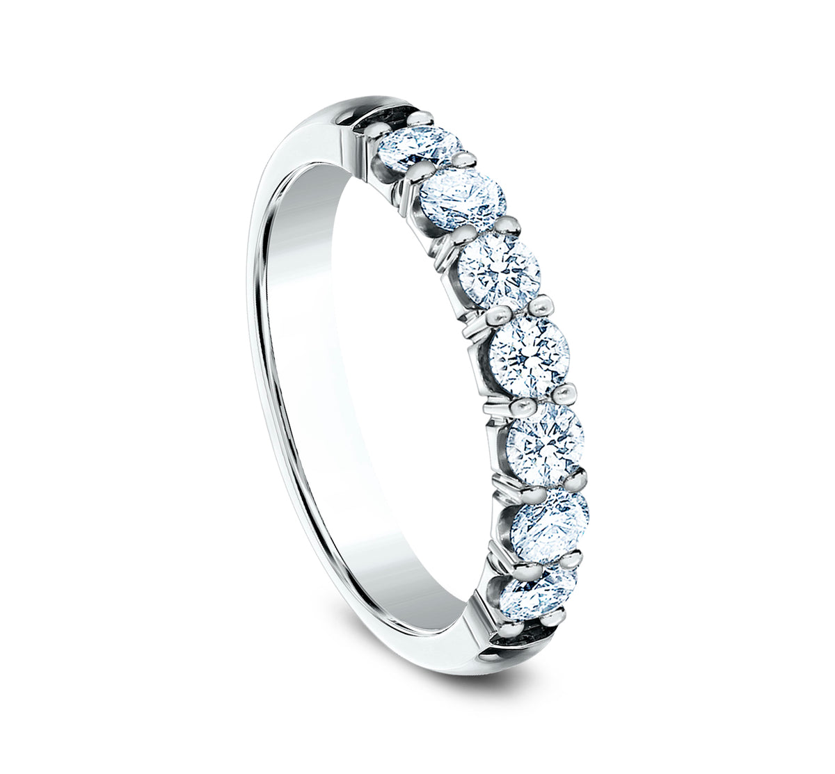 THE SERENA 3mm 14K White Benchmark men's wedding band