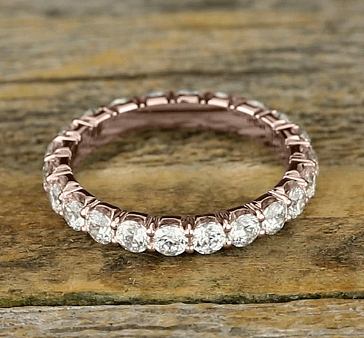 THE ATHENA 3mm 14K Rose Benchmark men's wedding band