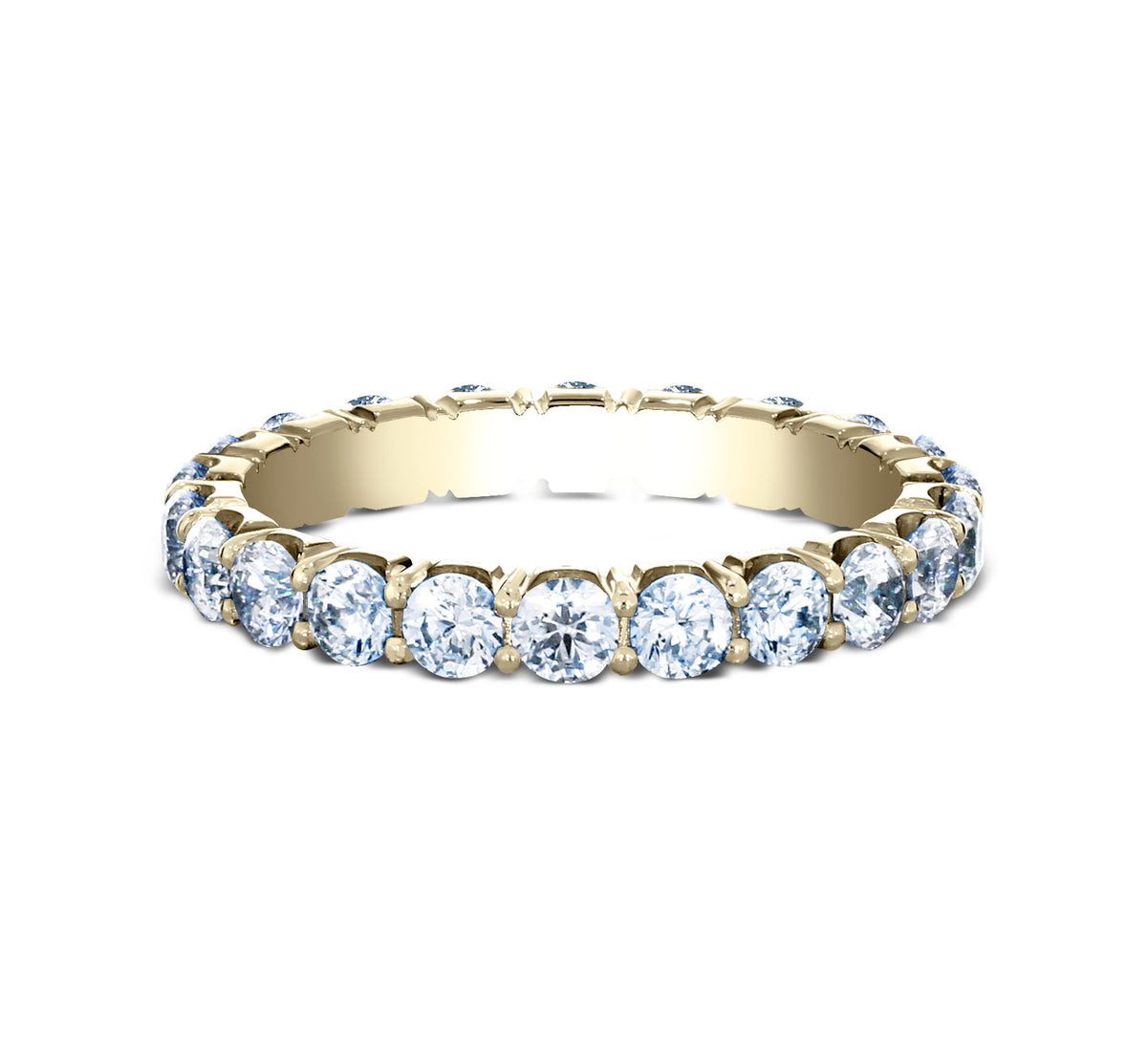 THE ATHENA 3mm 14K Yellow Benchmark men's wedding band