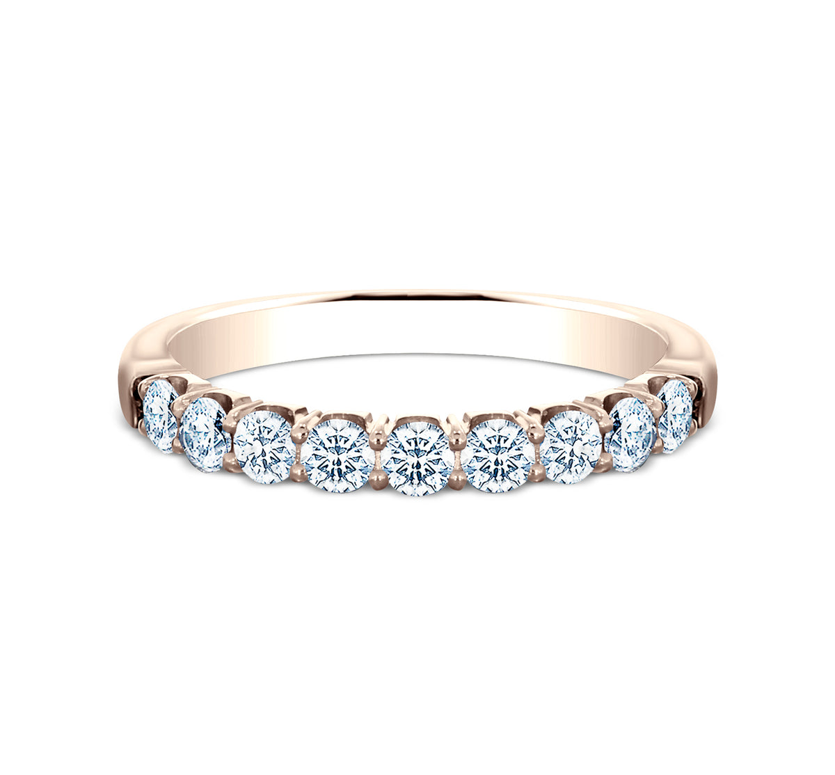 THE EVE 3mm 14K Rose Benchmark men's wedding band
