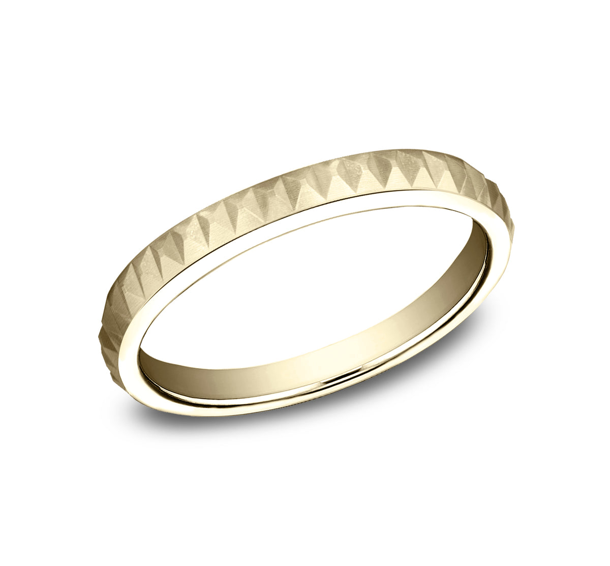 THE PERFORMER 2mm 14K Yellow Benchmark men's wedding band