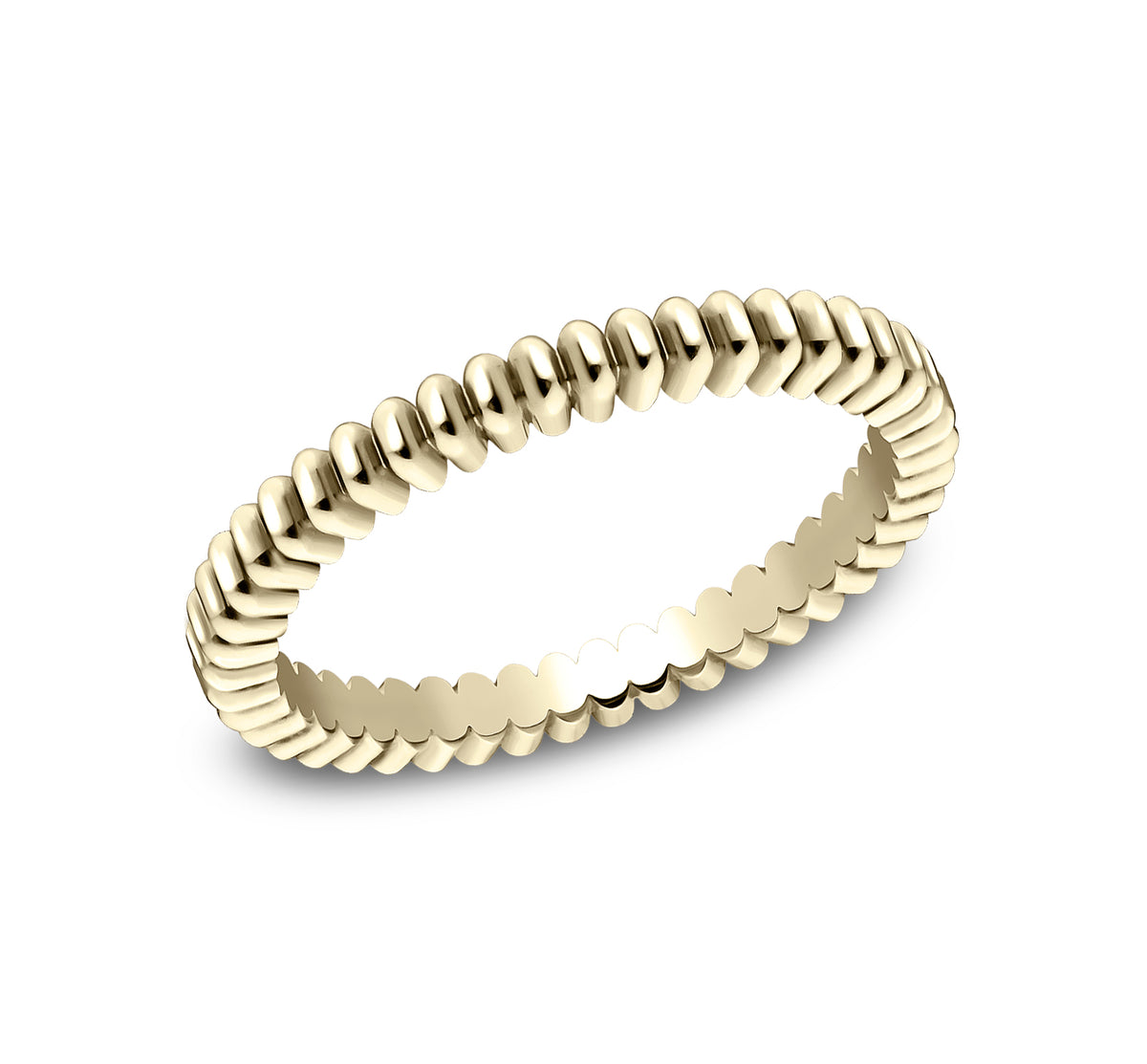 THE INNOVATOR 2mm 14K Yellow Benchmark men's wedding band