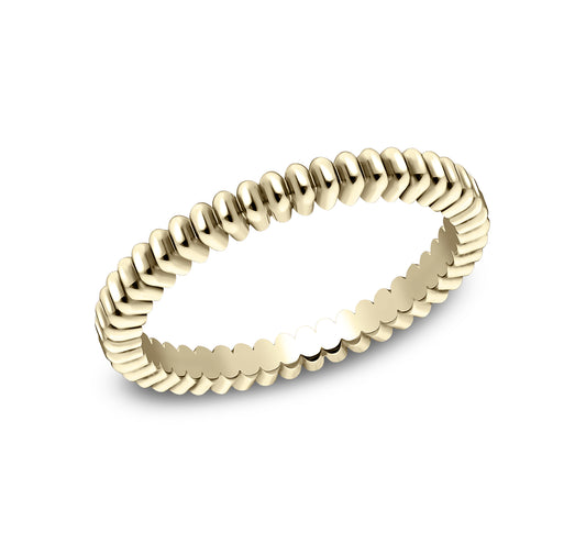 THE INNOVATOR 2mm 14K Yellow Benchmark men's wedding band