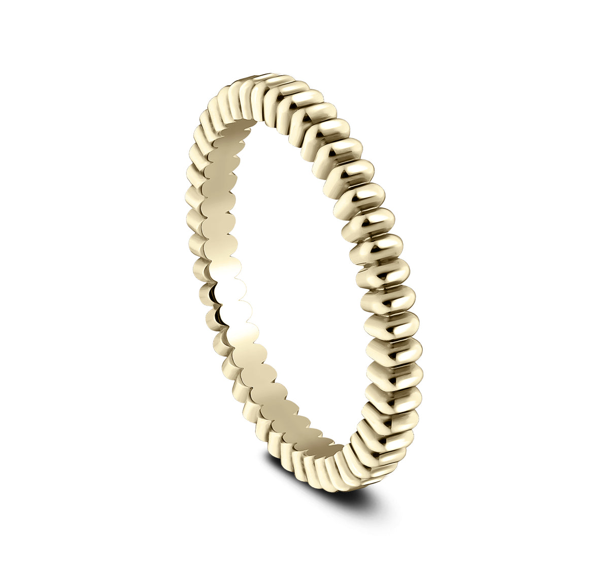 THE INNOVATOR 2mm 14K Yellow Benchmark men's wedding band