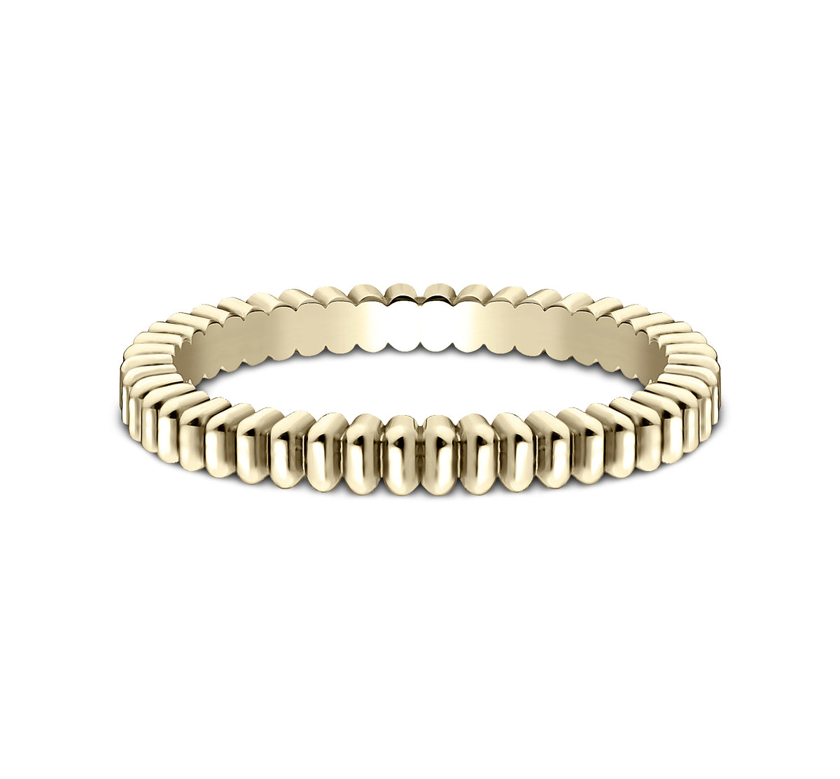 THE INNOVATOR 2mm 14K Yellow Benchmark men's wedding band