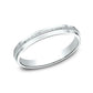 THE DESIGNER 2mm 14K White Benchmark men's wedding band