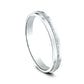 THE DESIGNER 2mm 14K White Benchmark men's wedding band