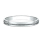 THE DESIGNER 2mm 14K White Benchmark men's wedding band