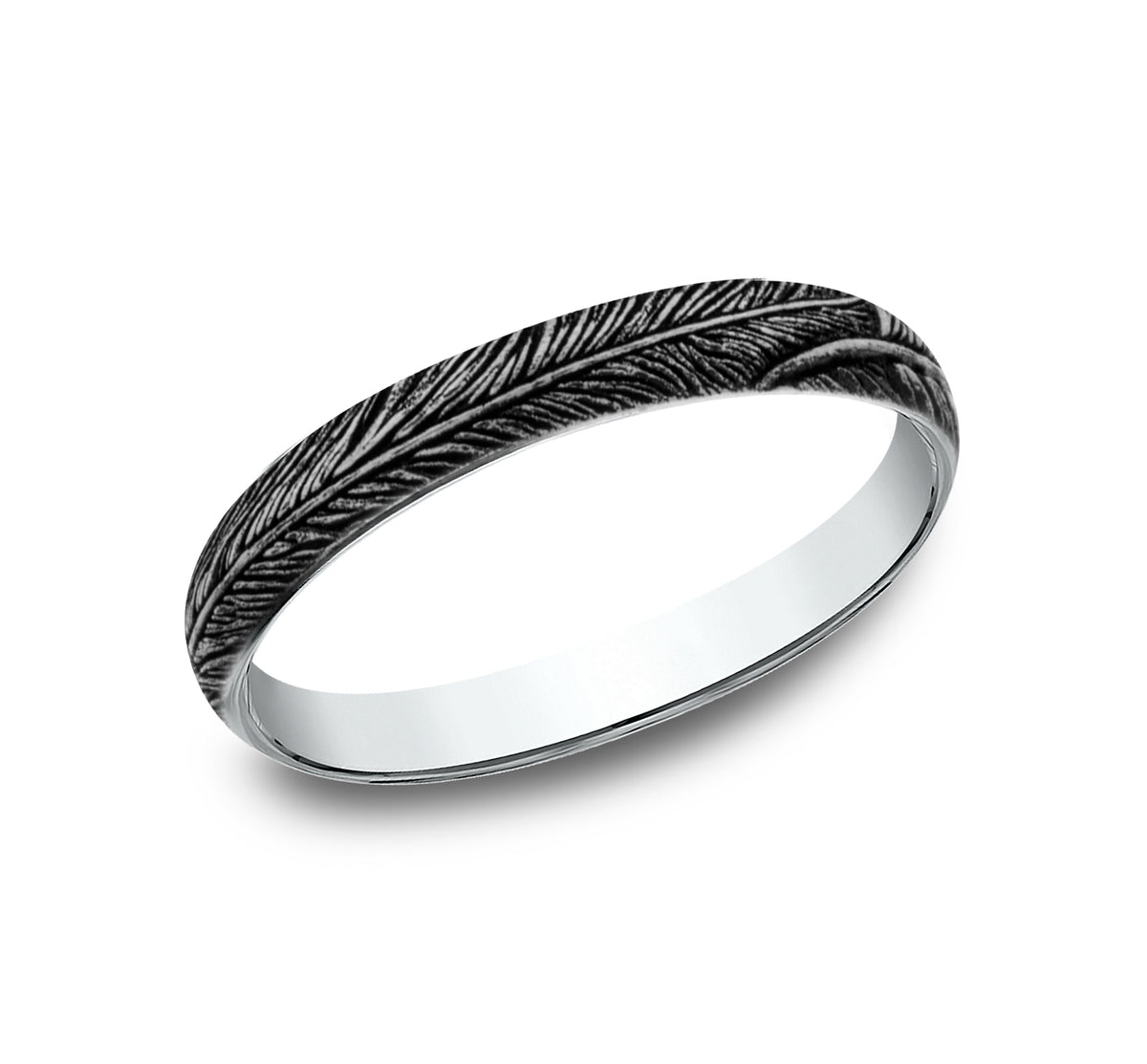 THE OLIVIA 2.5mm 14K White Benchmark men's wedding band