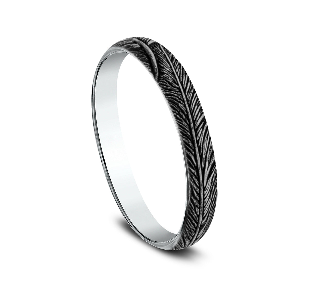 THE OLIVIA 2.5mm 14K White Benchmark men's wedding band