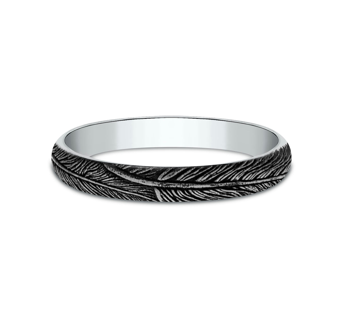 THE OLIVIA 2.5mm 14K White Benchmark men's wedding band