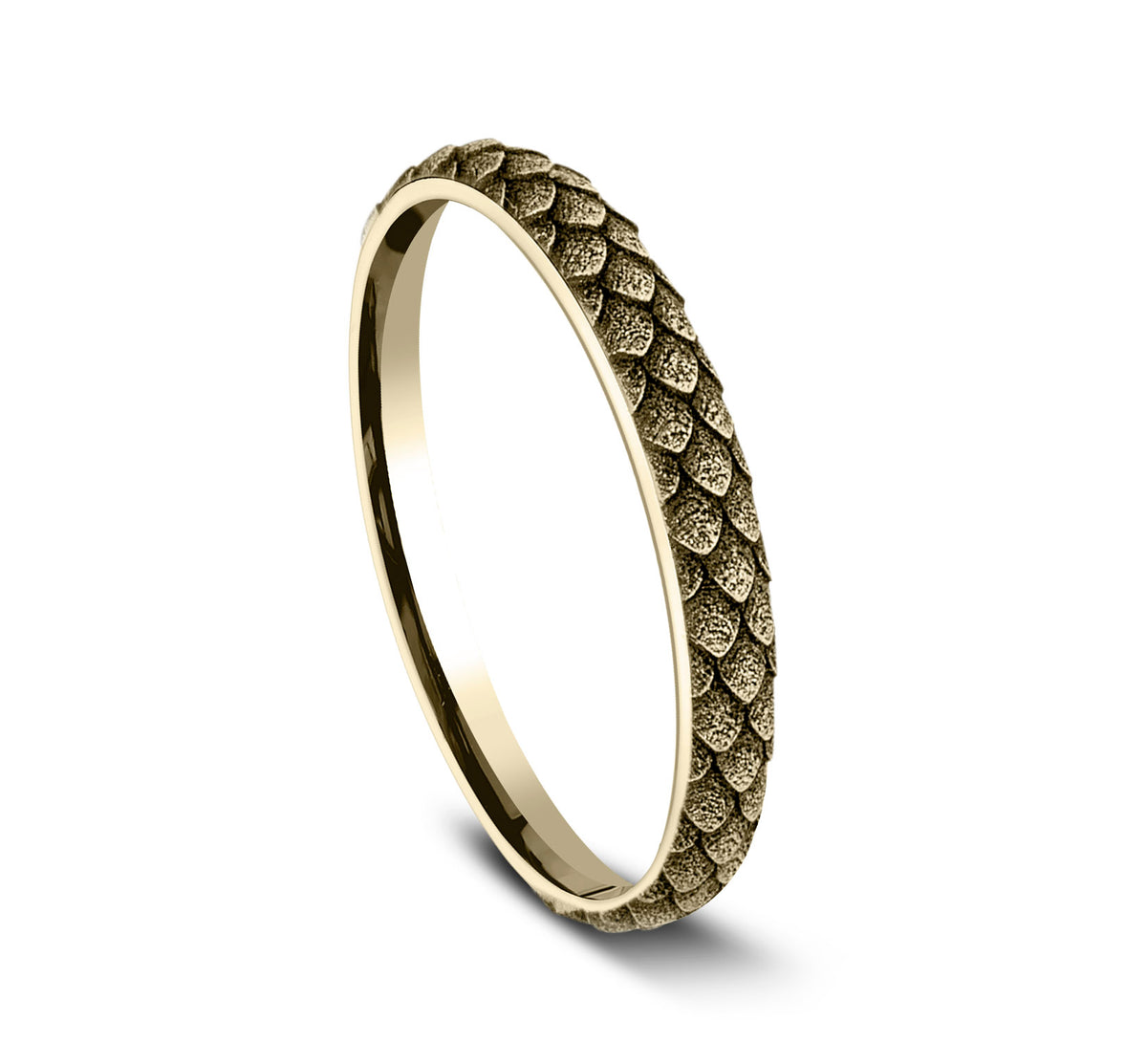 THE SAPHIRA 2.5mm 14K Yellow Benchmark men's wedding band