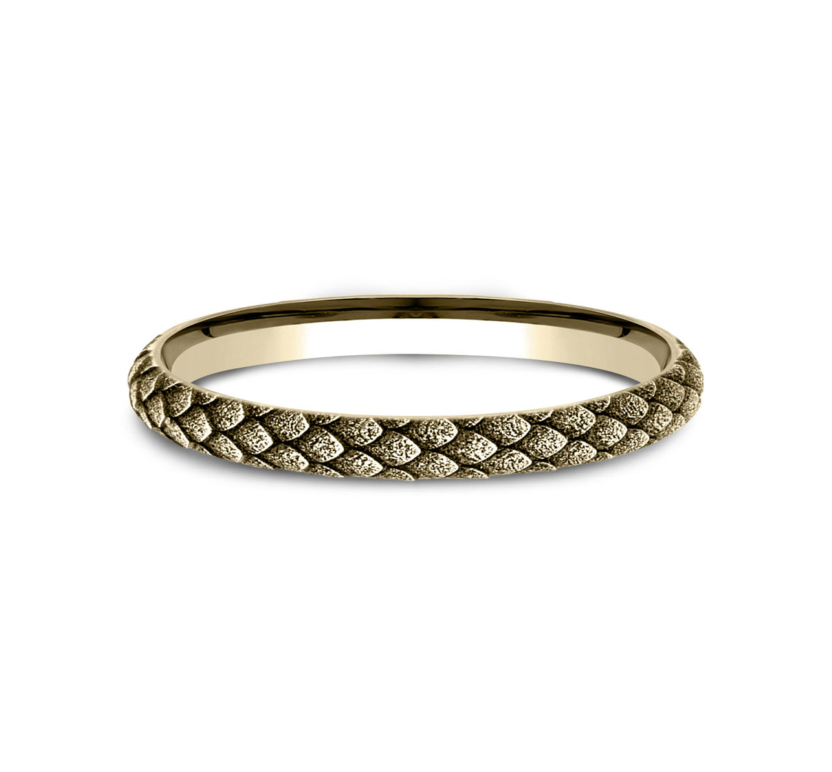 THE SAPHIRA 2.5mm 14K Yellow Benchmark men's wedding band