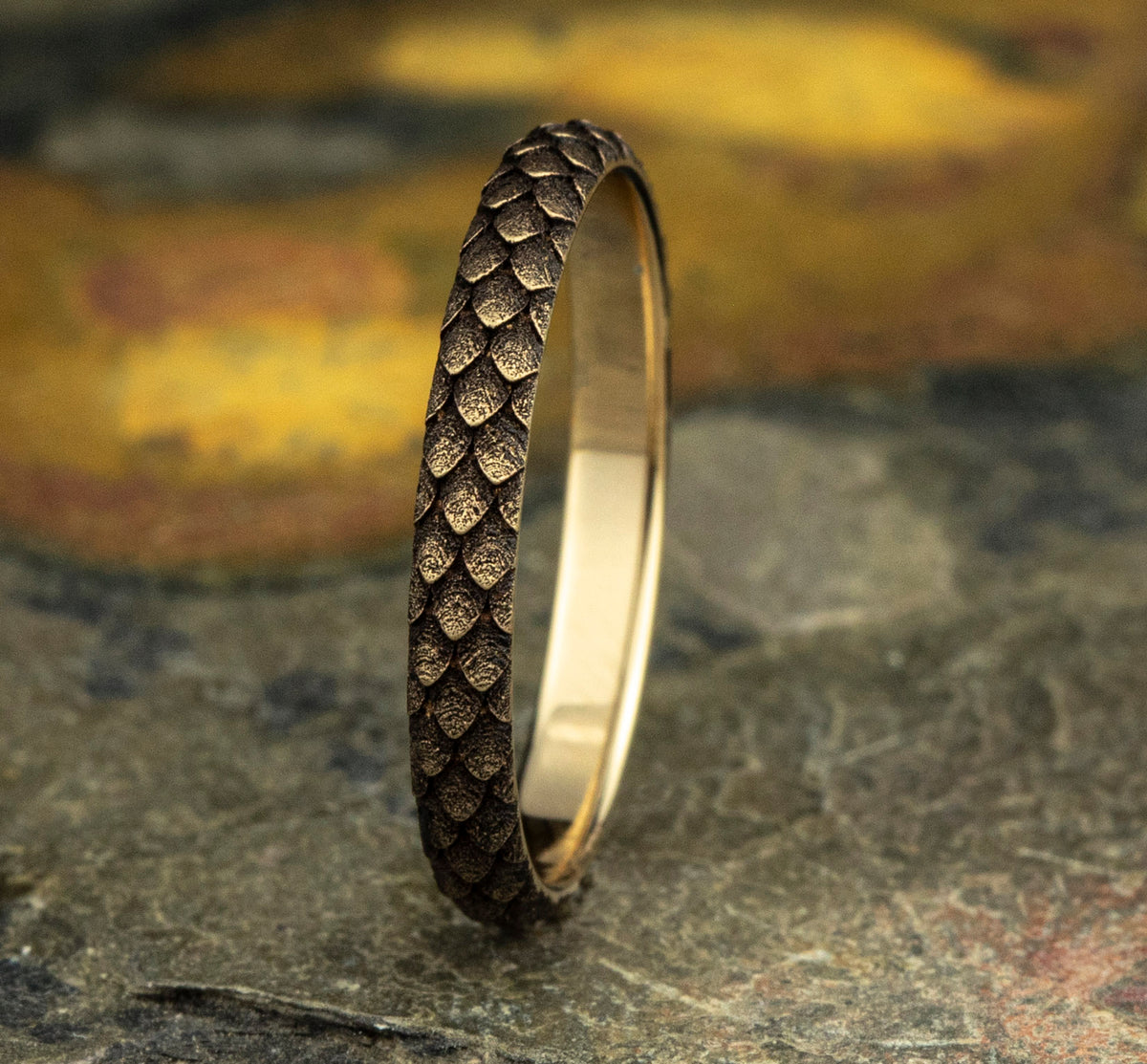 THE SAPHIRA 2.5mm 14K Yellow Benchmark men's wedding band
