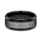 THE GALWAY 8mm Tantalum Grey/Black Titanium Benchmark men's wedding band