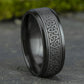 THE GALWAY 8mm Tantalum Grey/Black Titanium Benchmark men's wedding band