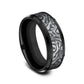 THE KATANA 8mm Black Titanium/Tantalum Grey Benchmark men's wedding band