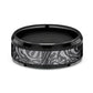 THE KATANA 8mm Black Titanium/Tantalum Grey Benchmark men's wedding band