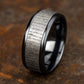 THE ALDER 9mm Black Titanium/Tantalum Grey Benchmark men's wedding band