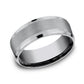THE ADMIRAL 8mm Tantalum Grey Benchmark men's wedding band