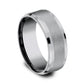 THE ADMIRAL 8mm Tantalum Grey Benchmark men's wedding band