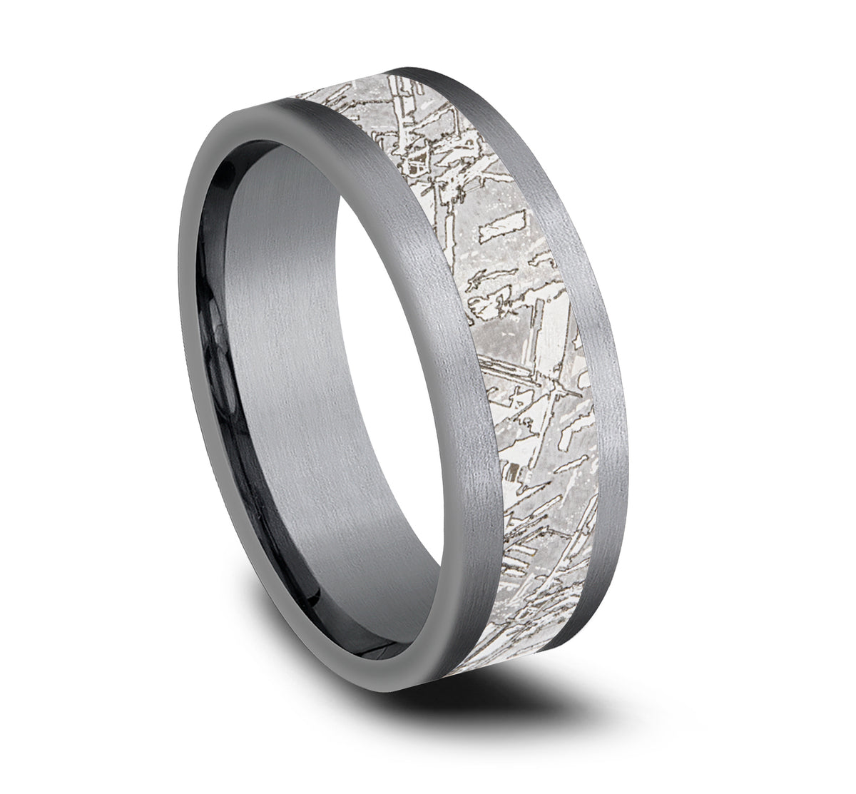 THE MATRIX 8mm Tantalum Grey Benchmark men's wedding band