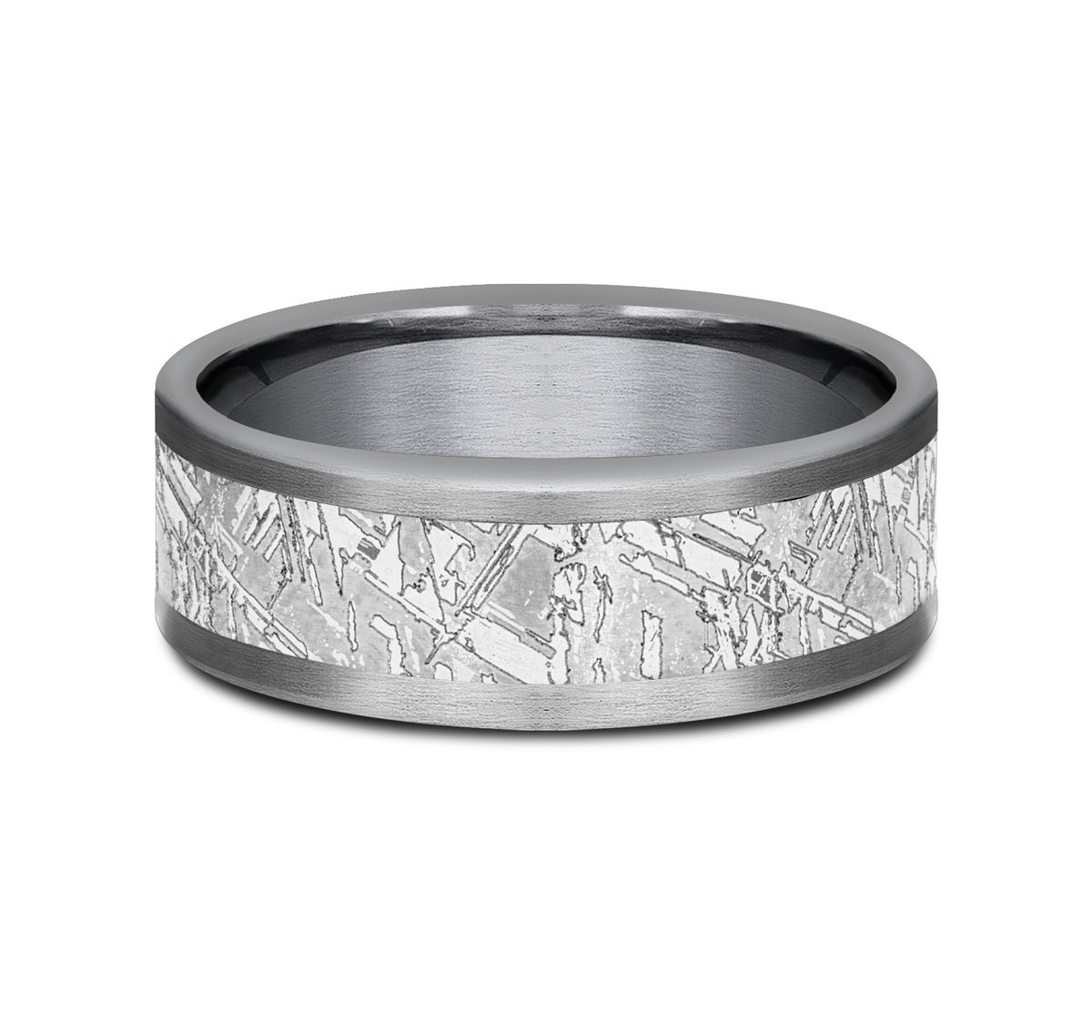 THE MATRIX 8mm Tantalum Grey Benchmark men's wedding band