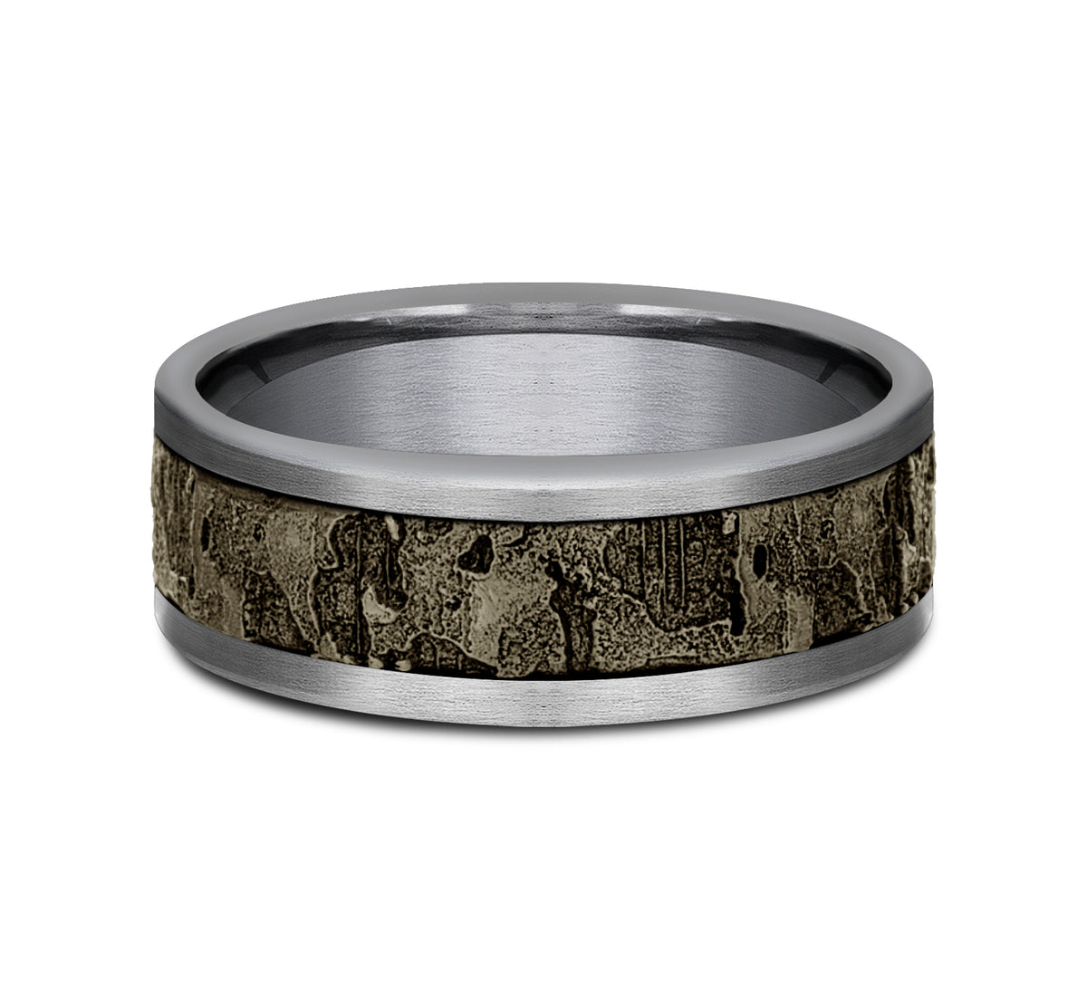 THE STUD 8mm Tantalum Grey/Bronze Benchmark men's wedding band