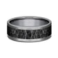 THE TURNER 8mm Tantalum Grey/Black Titanium Benchmark men's wedding band