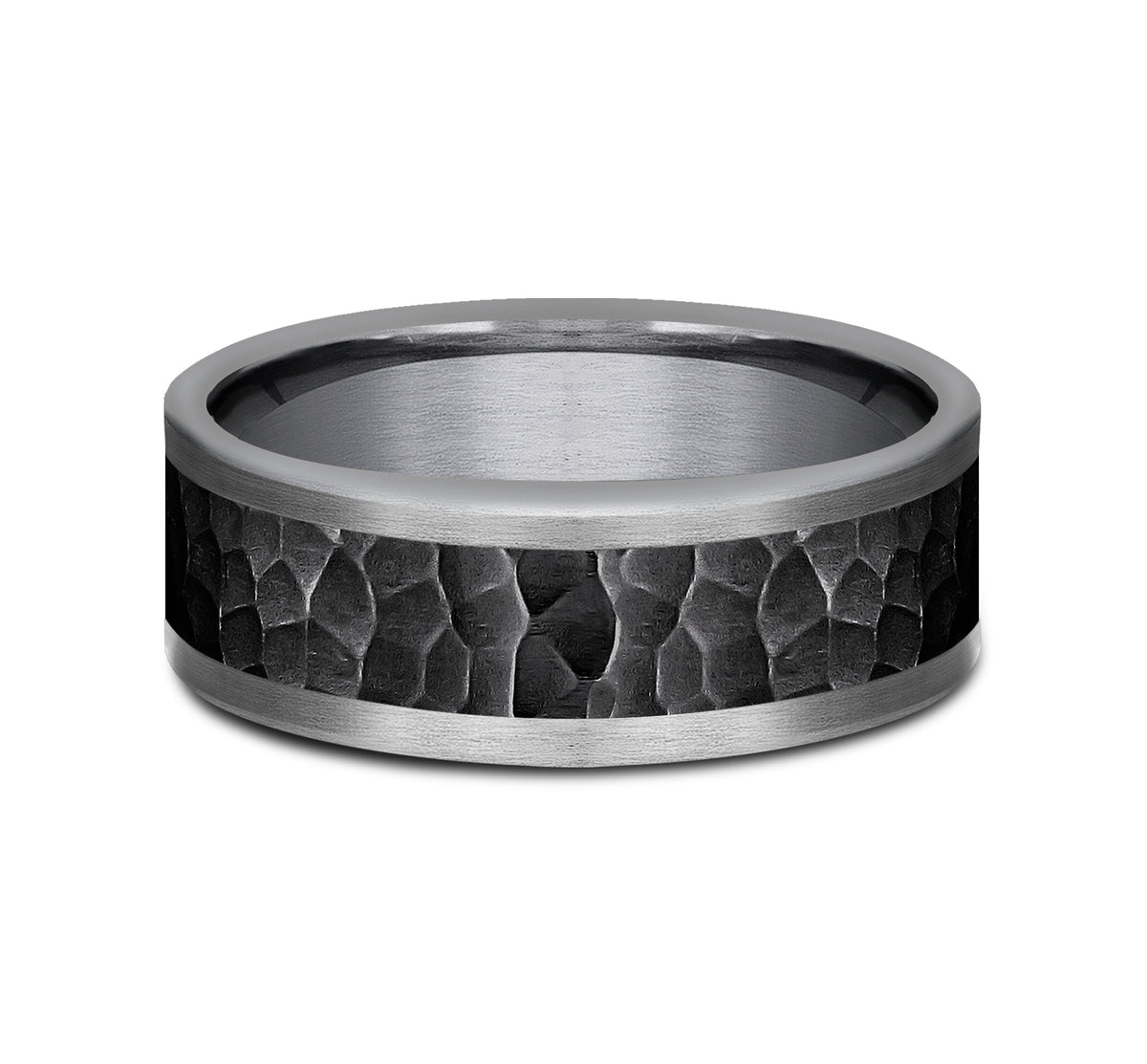 THE TURNER 8mm Tantalum Grey/Black Titanium Benchmark men's wedding band