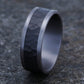 THE TURNER 8mm Tantalum Grey/Black Titanium Benchmark men's wedding band