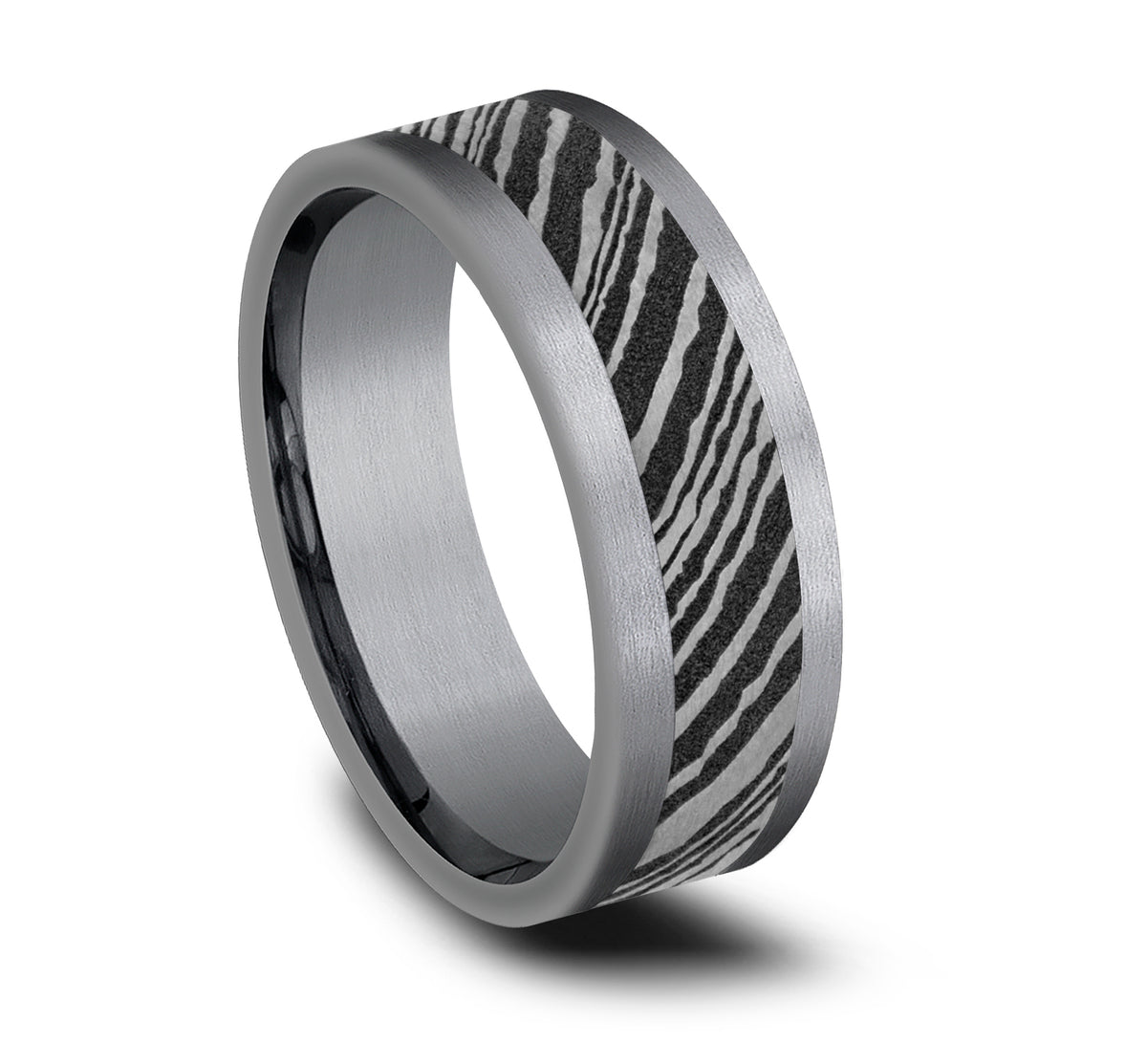 THE BUCK 8mm Tantalum Grey Benchmark men's wedding band
