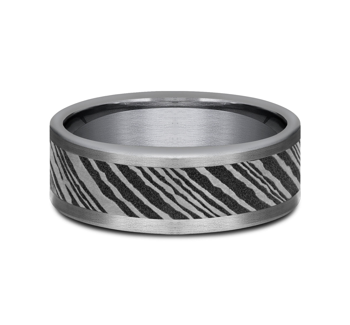 THE BUCK 8mm Tantalum Grey Benchmark men's wedding band