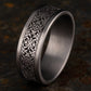 THE CONQUERER 8mm Tantalum Grey/Grey-Black Titanium Benchmark men's wedding band