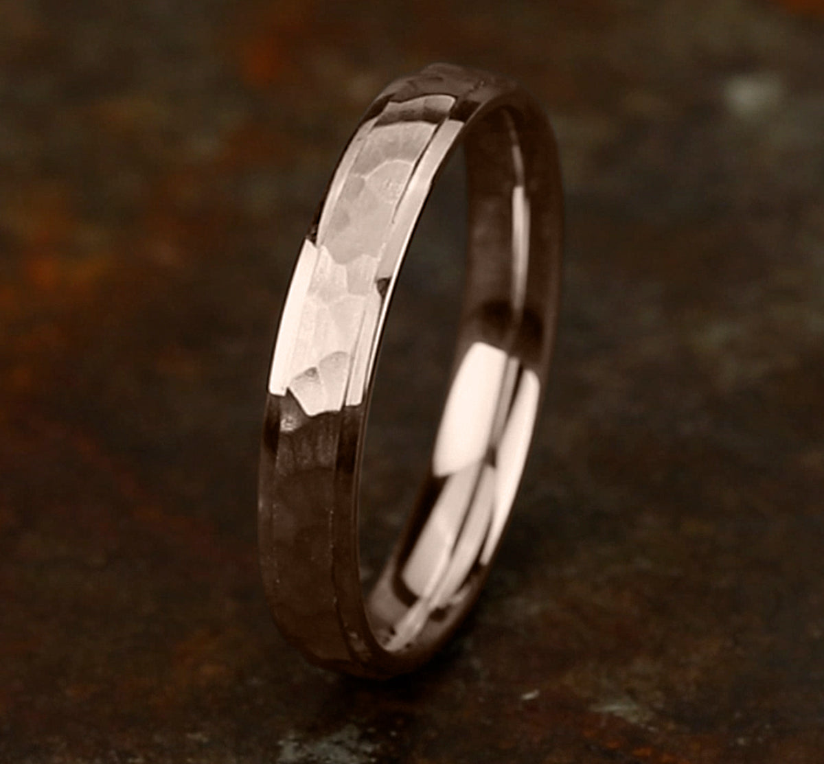 THE SWANSON 4mm 14K Rose Benchmark men's wedding band
