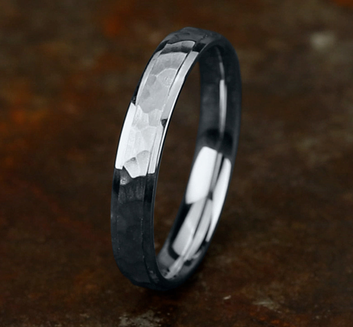 THE SWANSON 4mm 14K White Benchmark men's wedding band