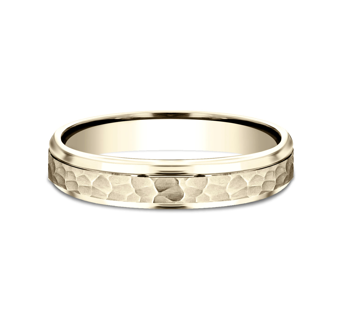 THE SWANSON 4mm 14K Yellow Benchmark men's wedding band