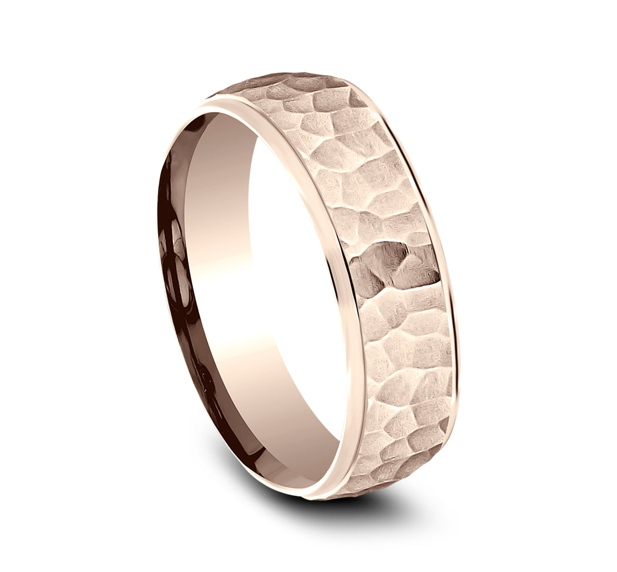 THE SWANSON 4mm 14K Rose Benchmark men's wedding band