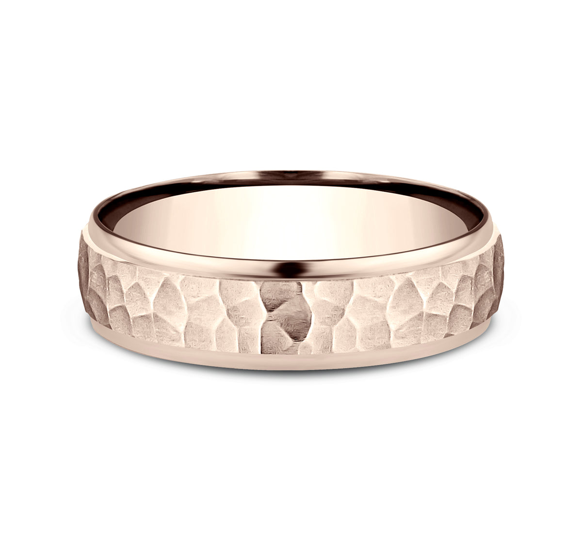 THE SWANSON 4mm 14K Rose Benchmark men's wedding band