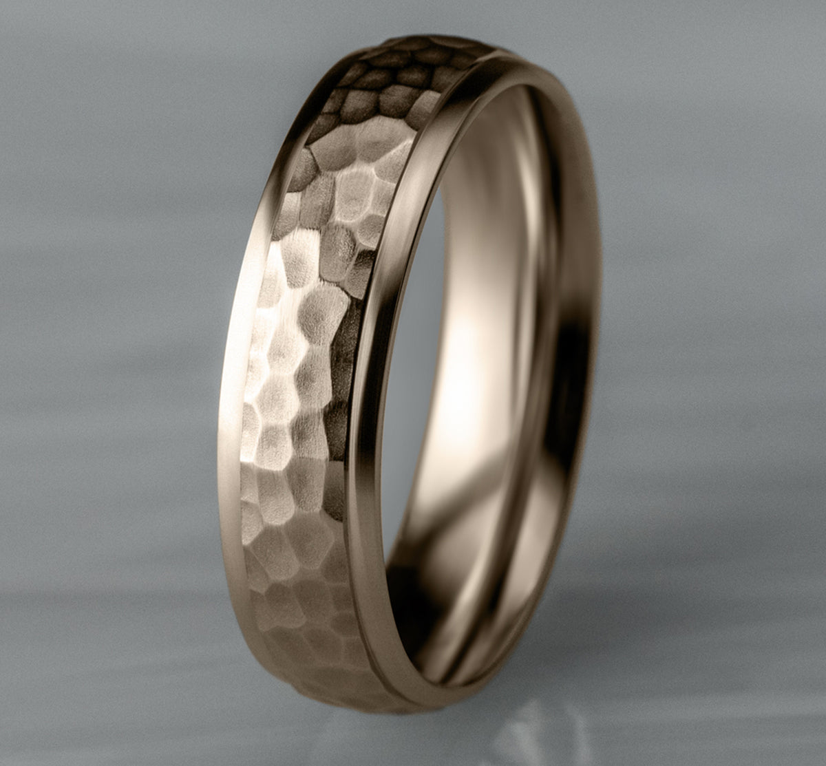 THE SWANSON 4mm 14K Rose Benchmark men's wedding band